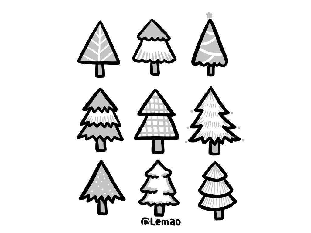 圣诞节装饰简笔画图片-图7