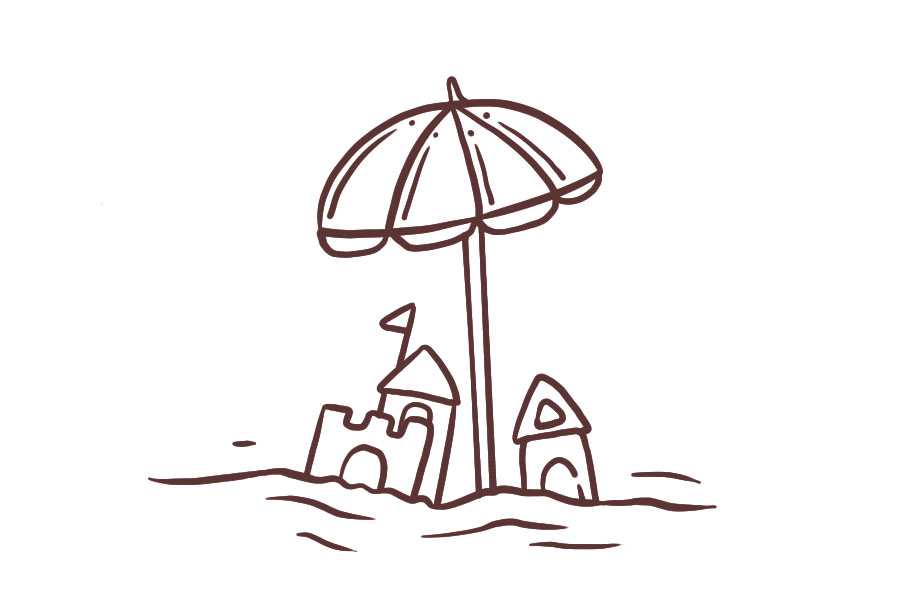 夏日小物简笔画图片-图7