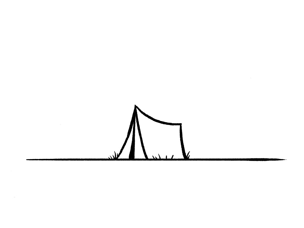 露营简笔画画法-图3