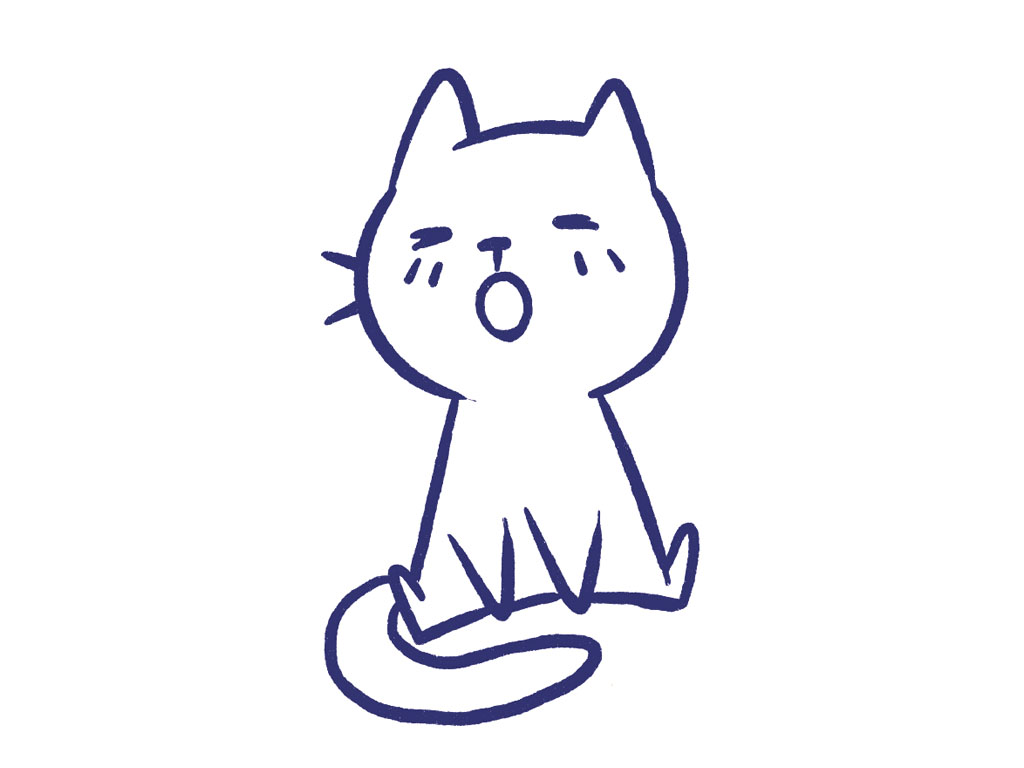 可爱喵喵简笔画图片-图4