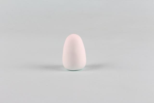 步骤1：用白色粘土做出北极熊的身体