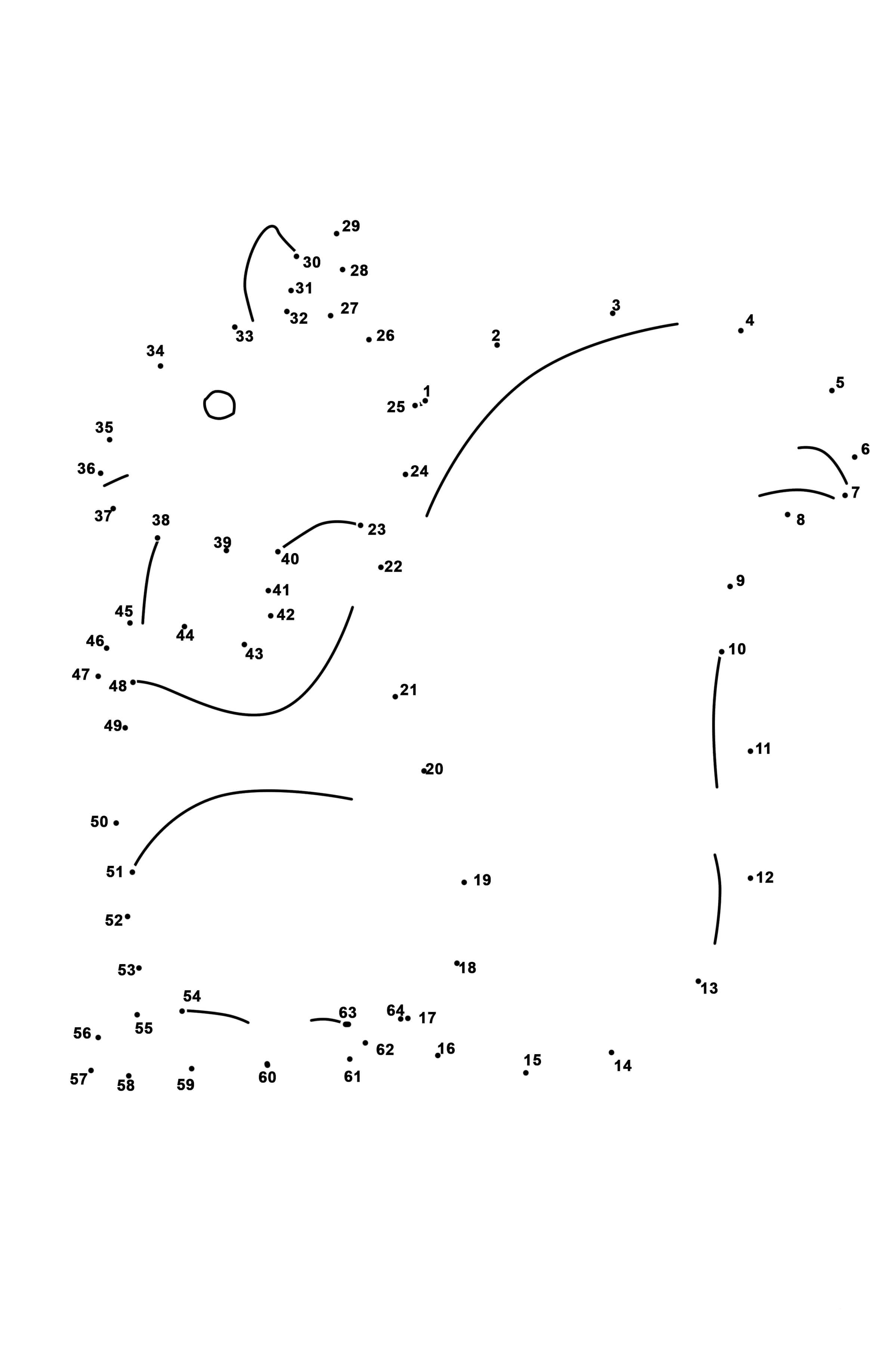 松鼠连线画图片素材