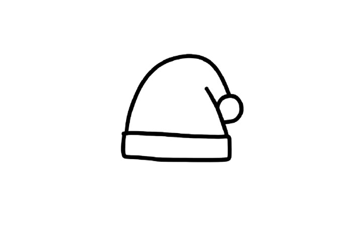 如何画圣诞帽-图3