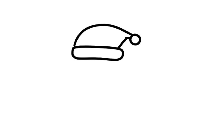 如何画可爱的圣诞老人简笔画-图2