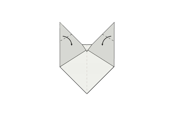 考拉头部折纸教程-图6