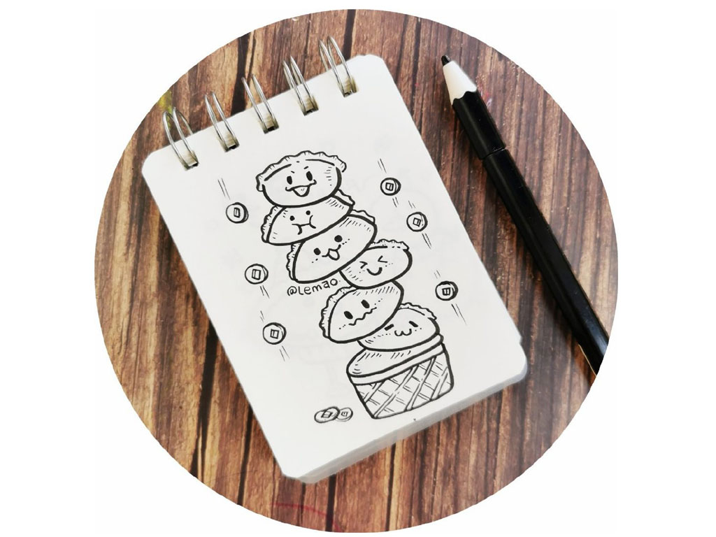 一组冬至简笔小画图片-图4