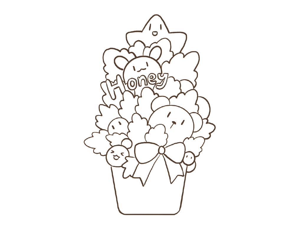 步骤5：在圣诞树顶端添加一颗闪耀的星星。