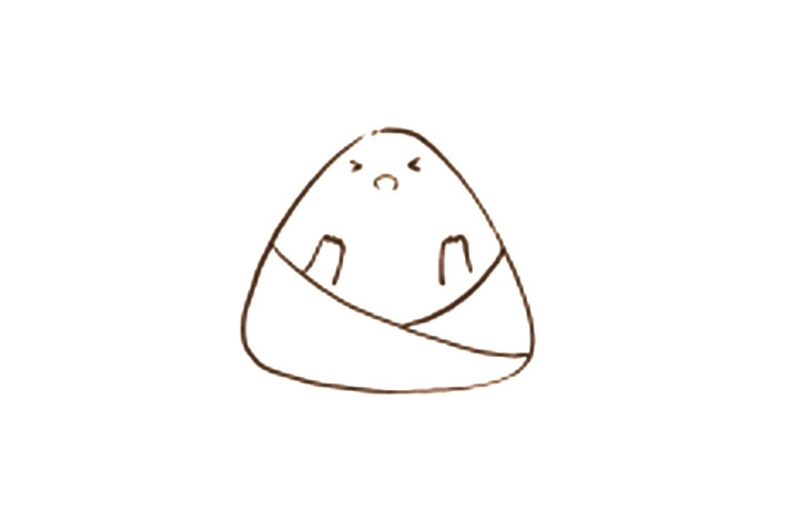 节庆主题元素简笔画端午节粽子-图3