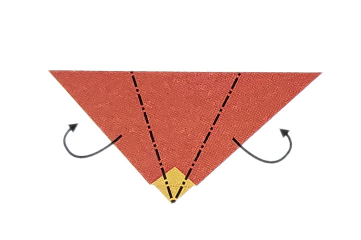 简单狐狸折纸教程-图3