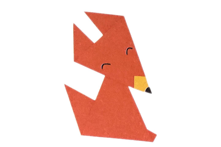 简单狐狸折纸教程