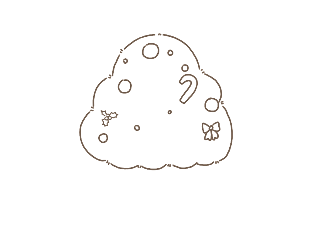 步骤2：画出装饰灯和一些小元素。