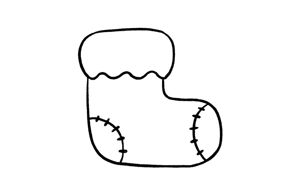 步骤5：接着画花纹。