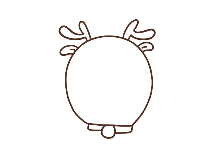 四步画可爱麋鹿-图3