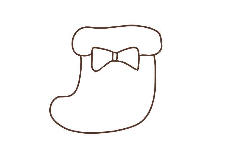 四步画可爱圣诞袜-图3