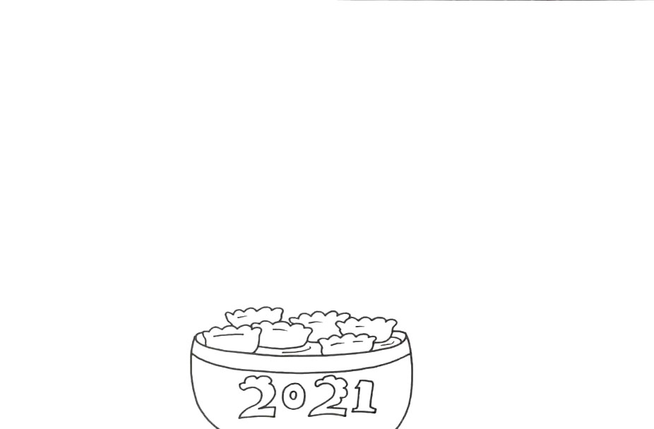 2021年春节手抄报-图1