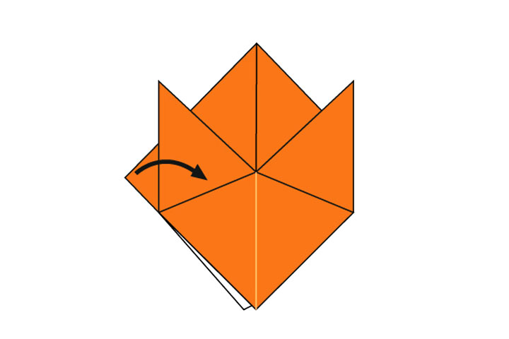 老虎头部怎么折-图4