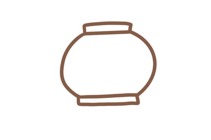 新年简笔画系列 灯笼怎么画-图2