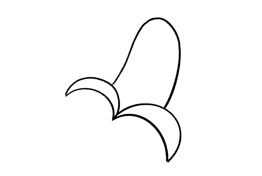 步骤3：然后，弧线上方画一个大大的字母n