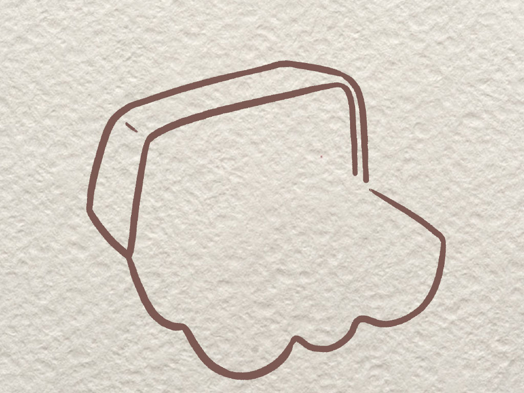 一盒鸡蛋简笔画画法步骤-图2