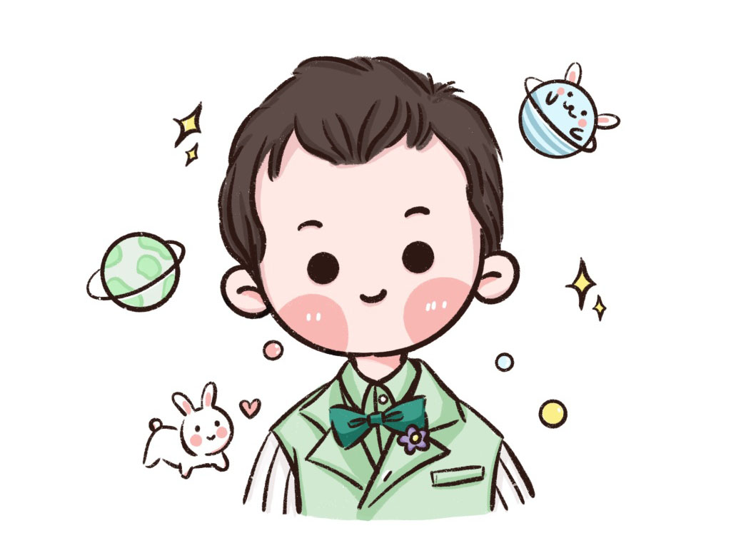 一组可爱人物简笔画图片-图1