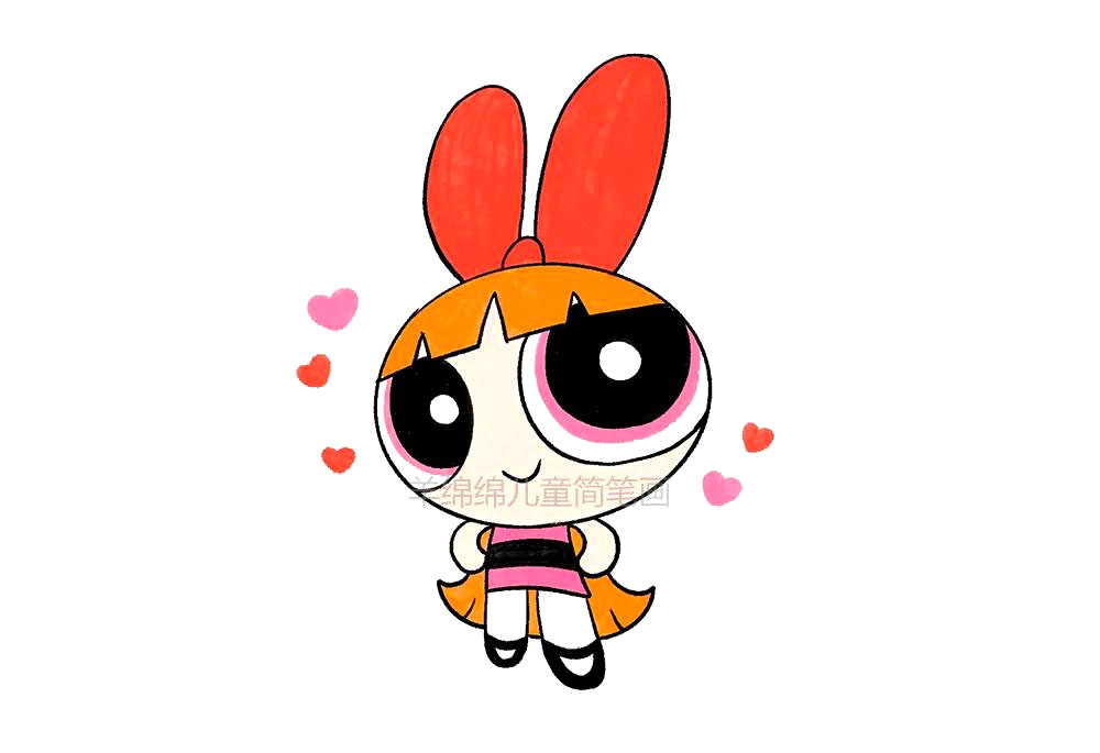 飞天小女警画法步骤