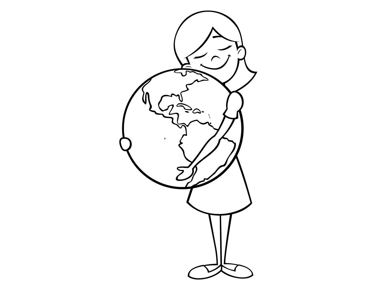 保护地球主题简笔画图片-图5