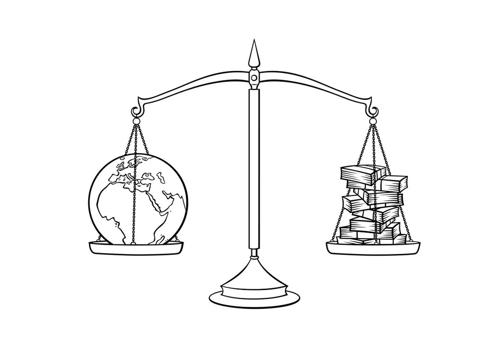 7张保护地球母亲主题简笔画-图2