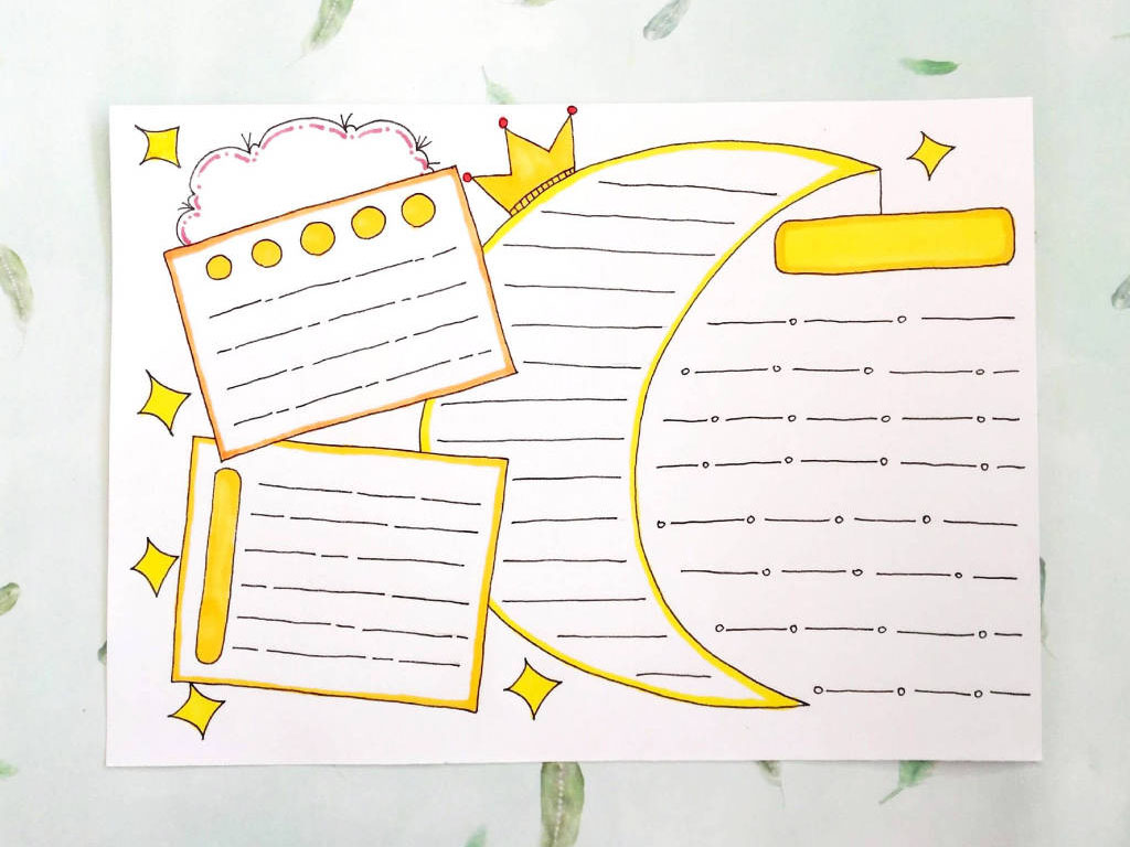 简洁的手抄报排版设计-图4