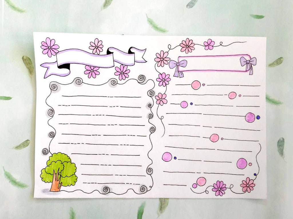 简洁的手抄报排版设计-图5