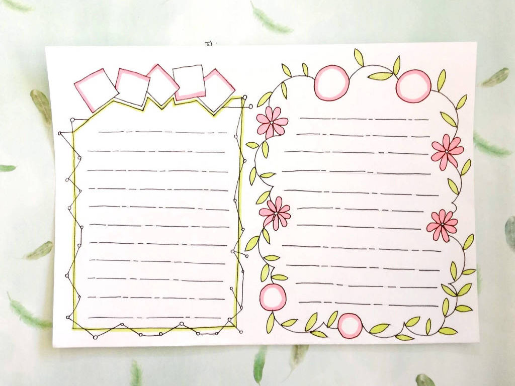 简洁的手抄报排版设计-图8