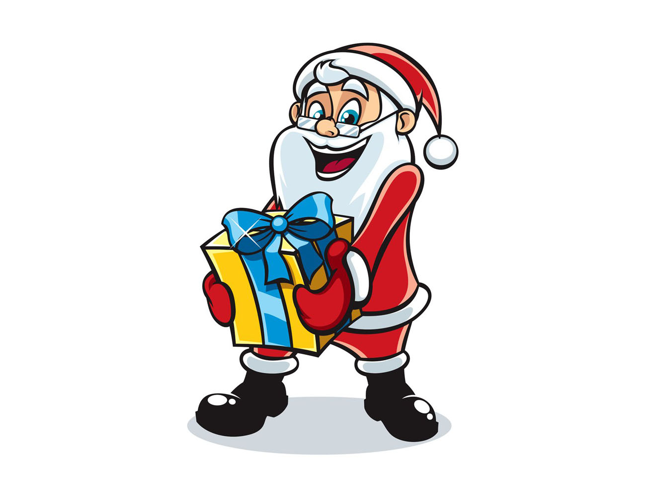 2张简单好画的圣诞老人简笔画-图2