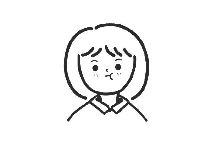 生气小女孩头像简笔画