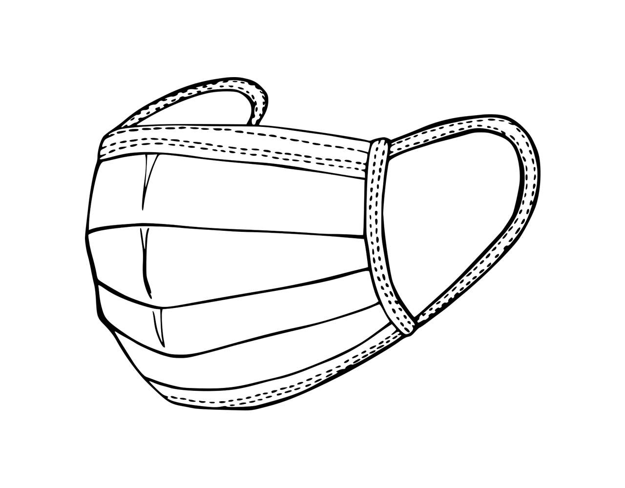 医用外科口罩的画法-图1