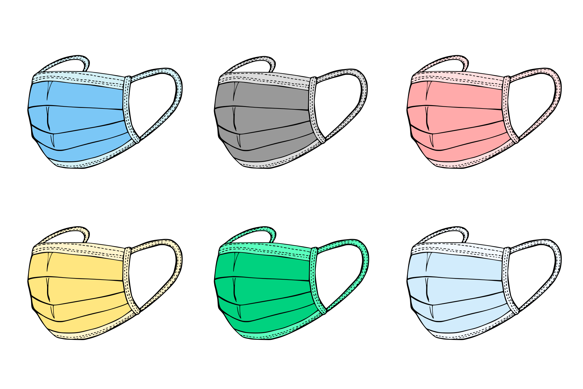 医用外科口罩的画法-图4