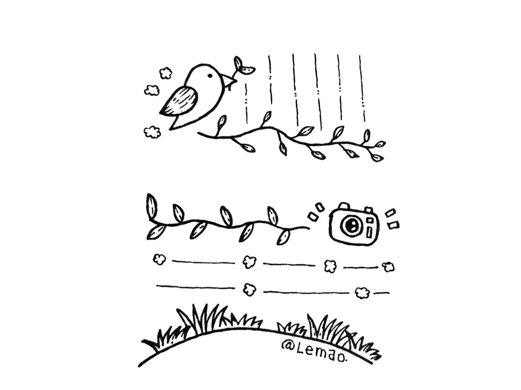 春天手帐手抄报排版-图3