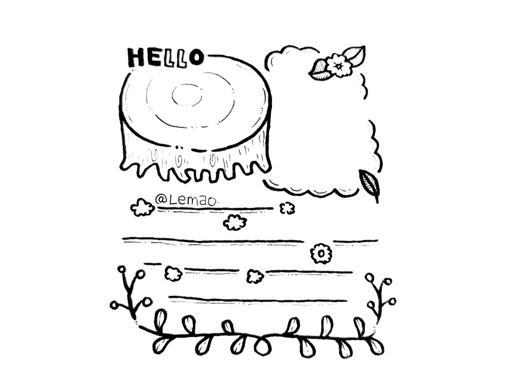 春天手帐手抄报排版-图6