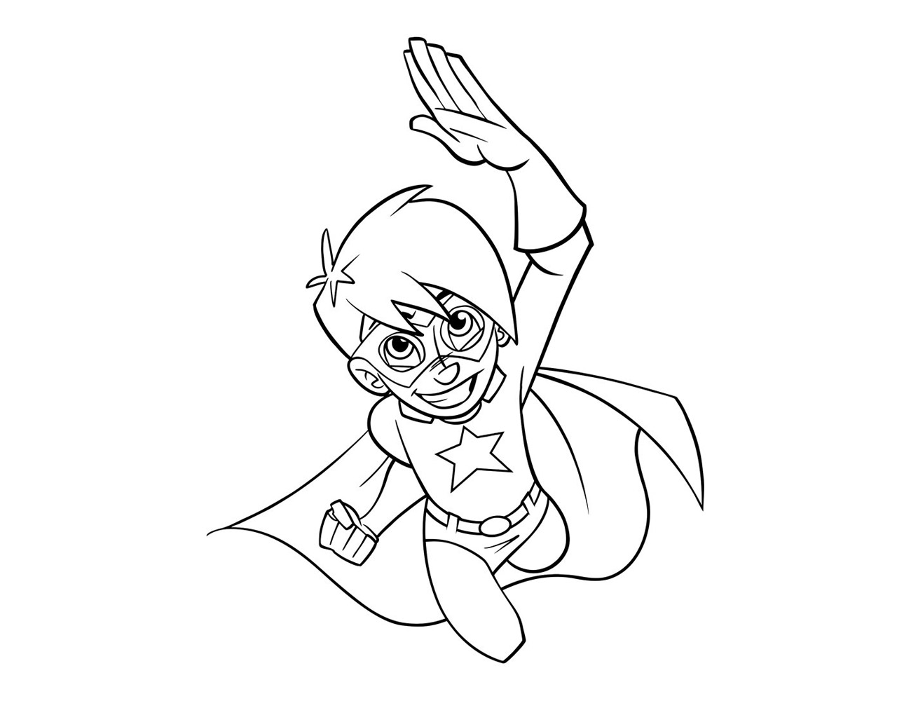 超级英雄系列-男超人简笔画图片-图2