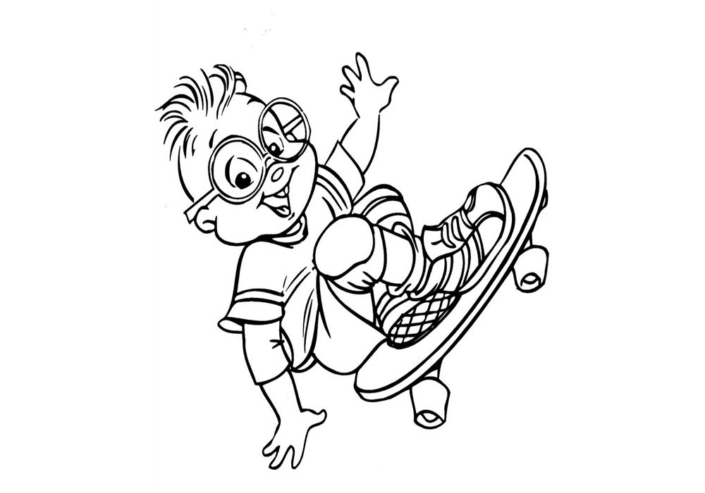 鼠来宝系列简笔画图片-图1