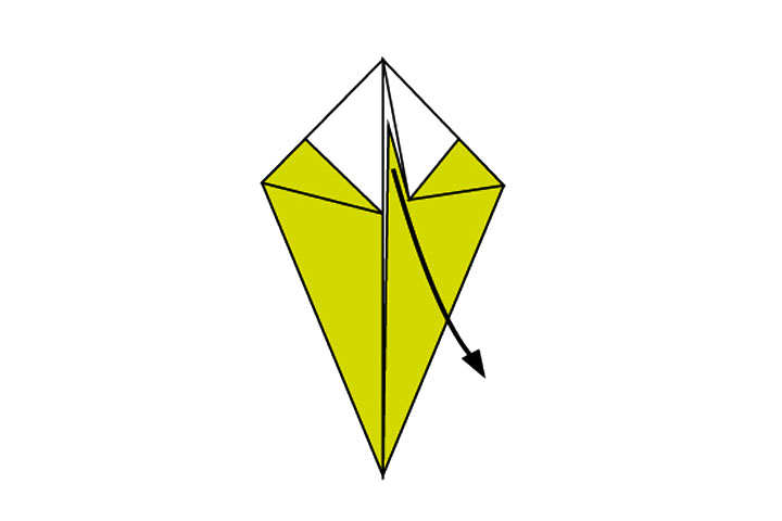 简单小鸟折纸步骤-图5