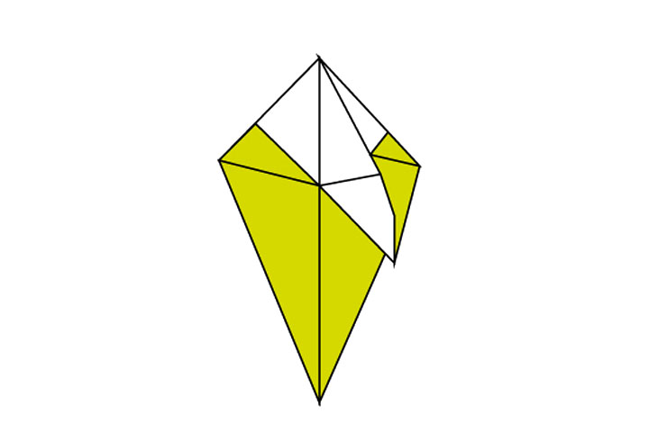 简单小鸟折纸步骤-图6