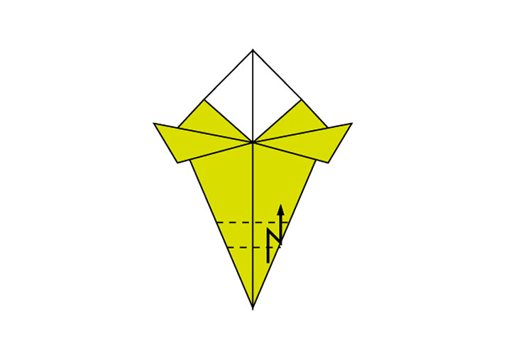 简单小鸟折纸步骤-图8