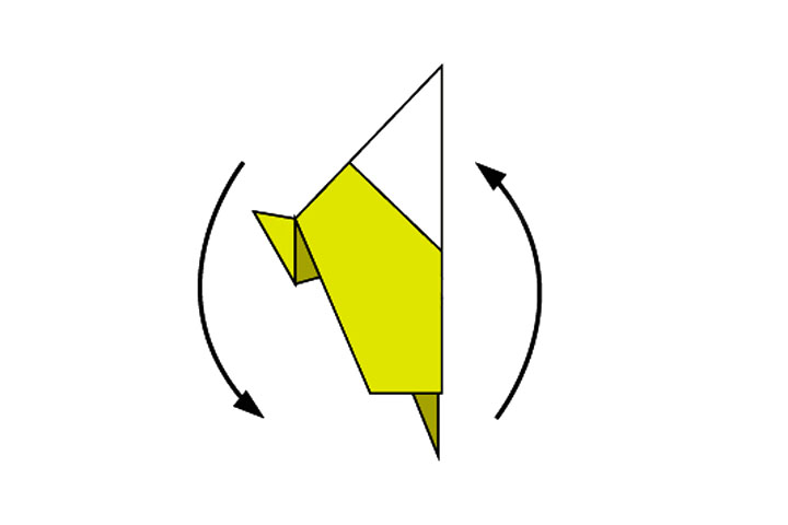 简单小鸟折纸步骤-图10