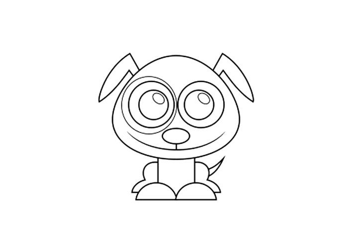 一只简单的可爱小狗-图6