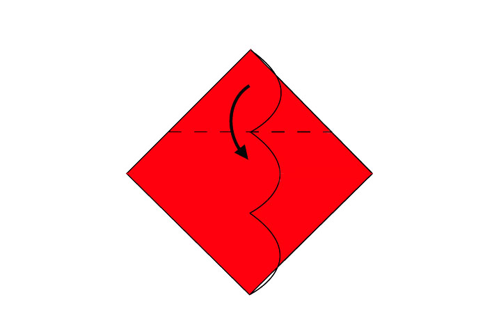 如何折七星瓢虫-图2