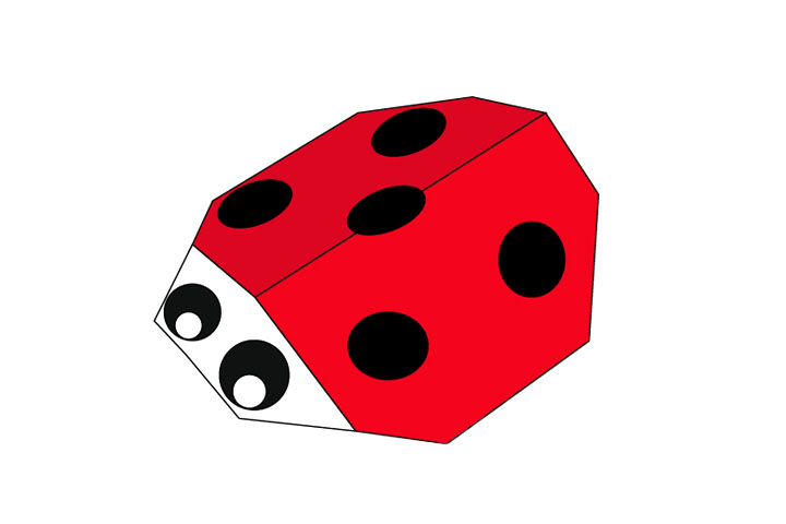 如何折七星瓢虫