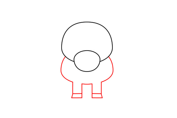 可爱小马简笔画画法步骤-图2