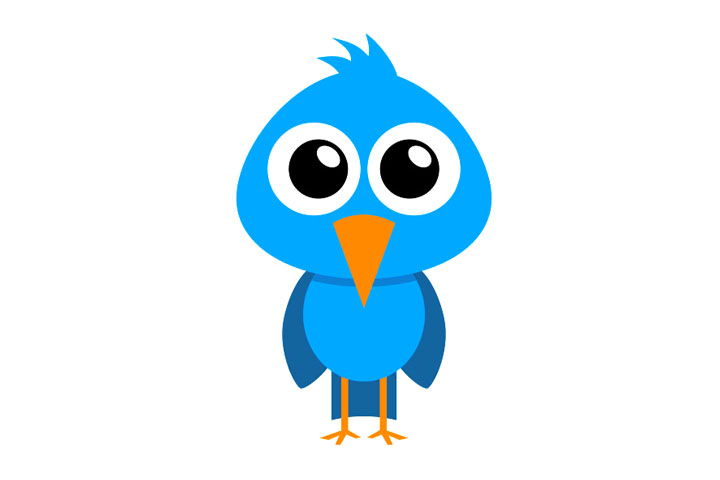 简单小鸟简笔画画法步骤