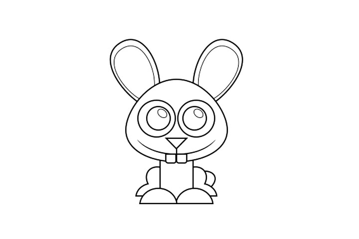 步骤6：线稿完成