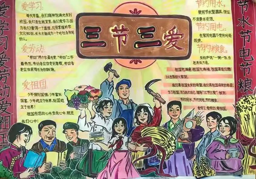 三爱三节手抄报简单又漂亮-图3