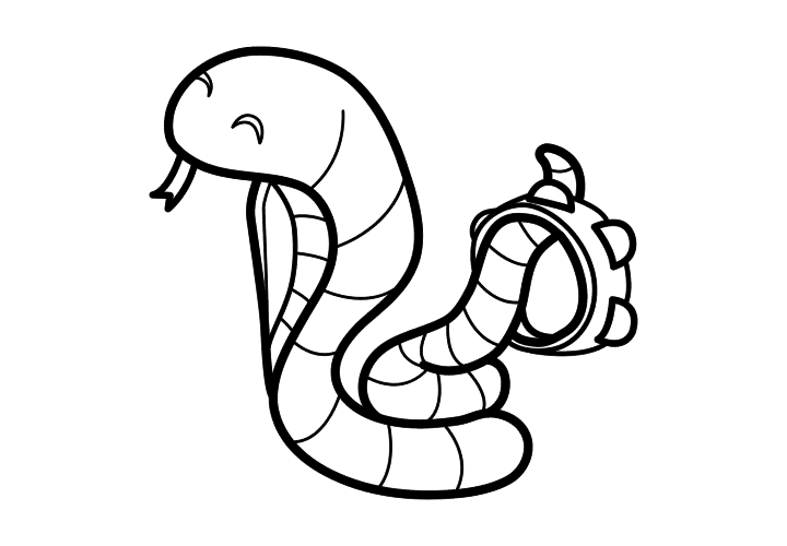 8张在弹奏乐器的小动物简笔画-图2